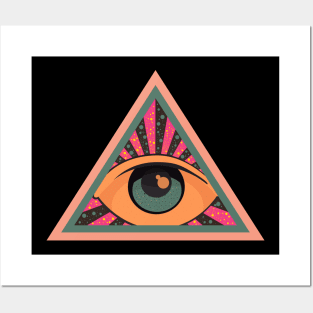 Big brother is watching you! Trippy Style. Posters and Art